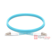 LC UPC to LC UPC Duplex 2.0mm LSZH OM3 Multimode Fibre Optic Patch 