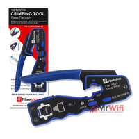 Crimp Tool  Network Pass Through RJ45 CAT5, CAT5e, CAT6, RJ11/12